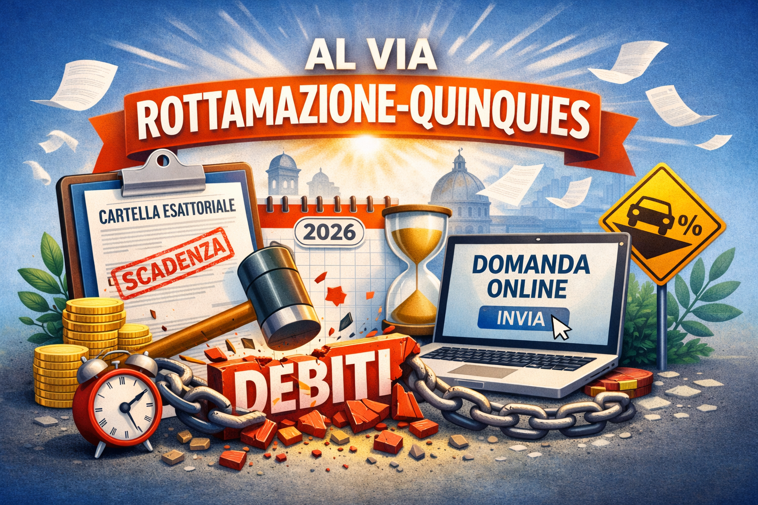 Rottamazione-quinquies: operativa la procedura online